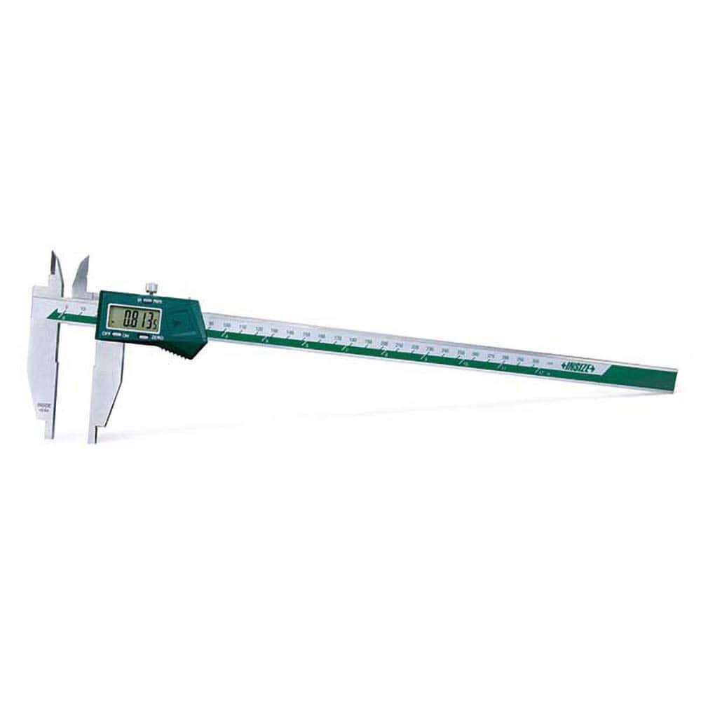 Insize USA LLC - Electronic Calipers; Minimum Measurement (Decimal Inch): 0.0000 ; Maximum Measurement (Decimal Inch): 12 ; Accuracy Plus/Minus (Decimal Inch): 0.0016 ; Resolution (Decimal Inch): 0.0005 ; IP Rating: None ; Data Output: Yes - Exact Tooling