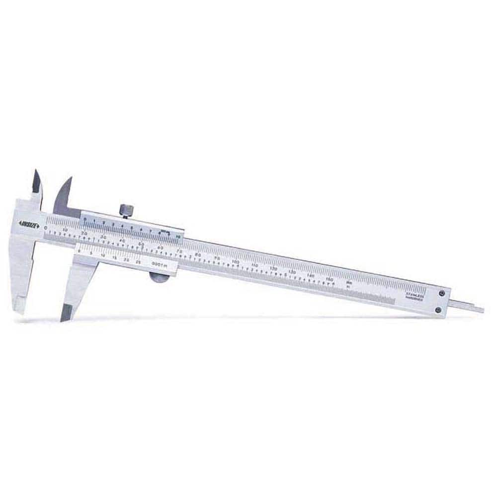 Insize USA LLC - Vernier Calipers; Minimum Measurement (mm): 0.00 ; Minimum Measurement (Decimal Inch): 0.0000 ; Maximum Measurement (Decimal Inch): 6.0000 ; Maximum Measurement (mm): 150.00 ; Graduation (Inch): 0.001 ; Graduation (Decimal Inch): 0.001 - Exact Tooling