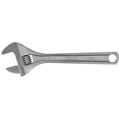 Proto - Adjustable Wrenches; Wrench Type: Adjustable ; Wrench Size (Inch): 8 ; Jaw Capacity (Inch): 1-1/8 ; Material: Steel ; Finish/Coating: Chrome ; ANSI Spec: B107.8m - Exact Tooling