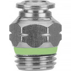 Aignep USA - Metal Push-To-Connect Tube Fittings; Type: Male Connector ; Tube Outside Diameter (mm): 10 ; Maximum Working Pressure: 290.000 ; Connection Style: Push to Connect ; Connection Type: Push to Connect ; Material: 316L Stainless Steel - Exact Tooling