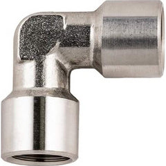 Aignep USA - Stainless Steel Pipe Fittings; Type: Female x Female Elbow ; Fitting Size: 1/8 ; End Connections: BSPP ; Material Grade: 316L Stainless Steel ; Pressure Rating (psi): 290 - Exact Tooling