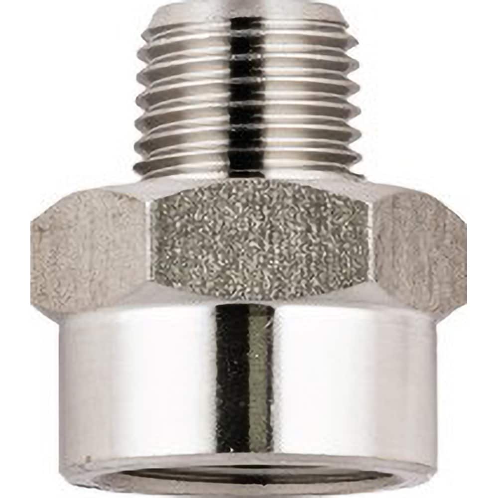 Aignep USA - Stainless Steel Pipe Fittings; Type: Reducer ; Fitting Size: 3/8 x 1/2 ; End Connections: BSPP ; Material Grade: 316L Stainless Steel ; Pressure Rating (psi): 290 - Exact Tooling