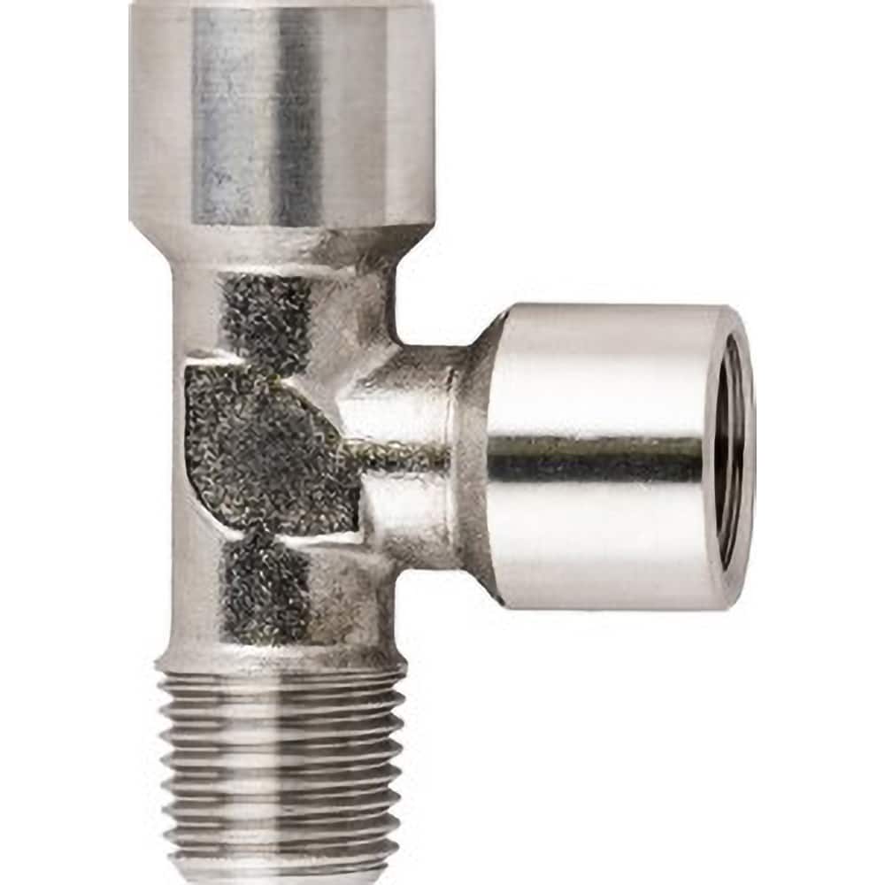 Aignep USA - Stainless Steel Pipe Fittings; Type: Female ; Fitting Size: 3/8 ; End Connections: BSPT ; Material Grade: 316L Stainless Steel ; Pressure Rating (psi): 290 - Exact Tooling