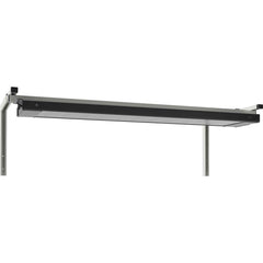 BOSTONtec - Workbench & Workstation Accessories; Type: Overhead Light Frame/Fixture ; For Use With: 60" BOSTONtec; 72" BOSTONtec ; Depth (Inch): 11 ; Width (Inch): 56 ; Color: Black - Exact Tooling