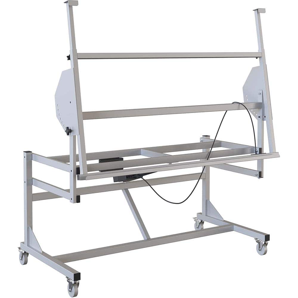 BOSTONtec - Mobile Work Benches; Type: Mobile Work Bench ; Length: 72 (Inch); Depth (Inch): 36 ; Height (Inch): 28 ; Maximum Height (Inch): 44 ; Top Material: Laminate - Exact Tooling
