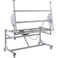 BOSTONtec - Mobile Work Benches; Type: Mobile Work Bench ; Length: 72 (Inch); Depth (Inch): 36 ; Height (Inch): 28 ; Maximum Height (Inch): 44 ; Top Material: Laminate - Exact Tooling