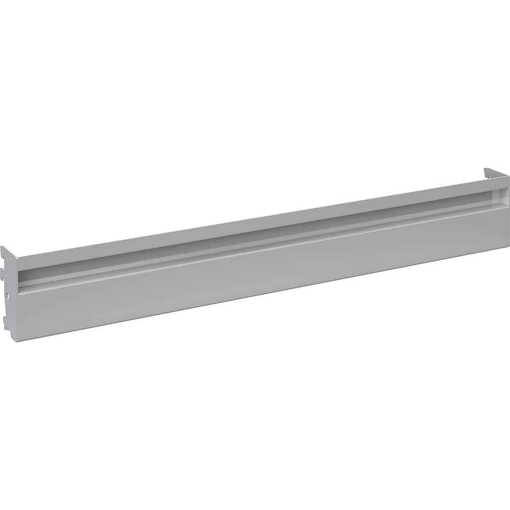 BOSTONtec - Workbench & Workstation Accessories; Type: Bin Bar ; For Use With: 48" BOSTONtec; 60" BOSTONtec; 72" BOSTONtec ; Height: 4 (Inch); Width (Inch): 30 ; Load Capacity (Lb.): 40.000 - Exact Tooling