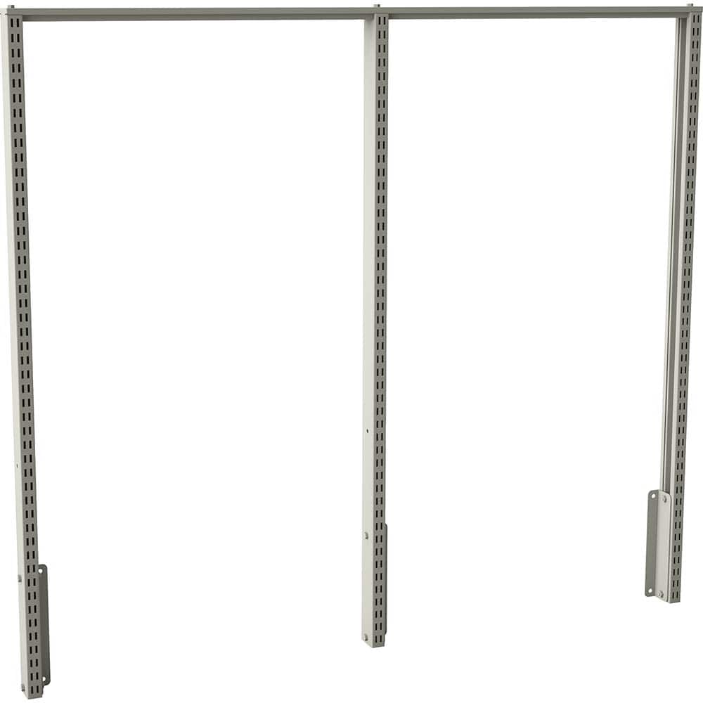 BOSTONtec - Workbench & Workstation Accessories; Type: Upright Accessory Supports ; For Use With: 60" BOSTONtec; 72" BOSTONtec ; Height: 53 (Inch); Width (Inch): 60 ; Load Capacity (Lb.): 375.000 - Exact Tooling