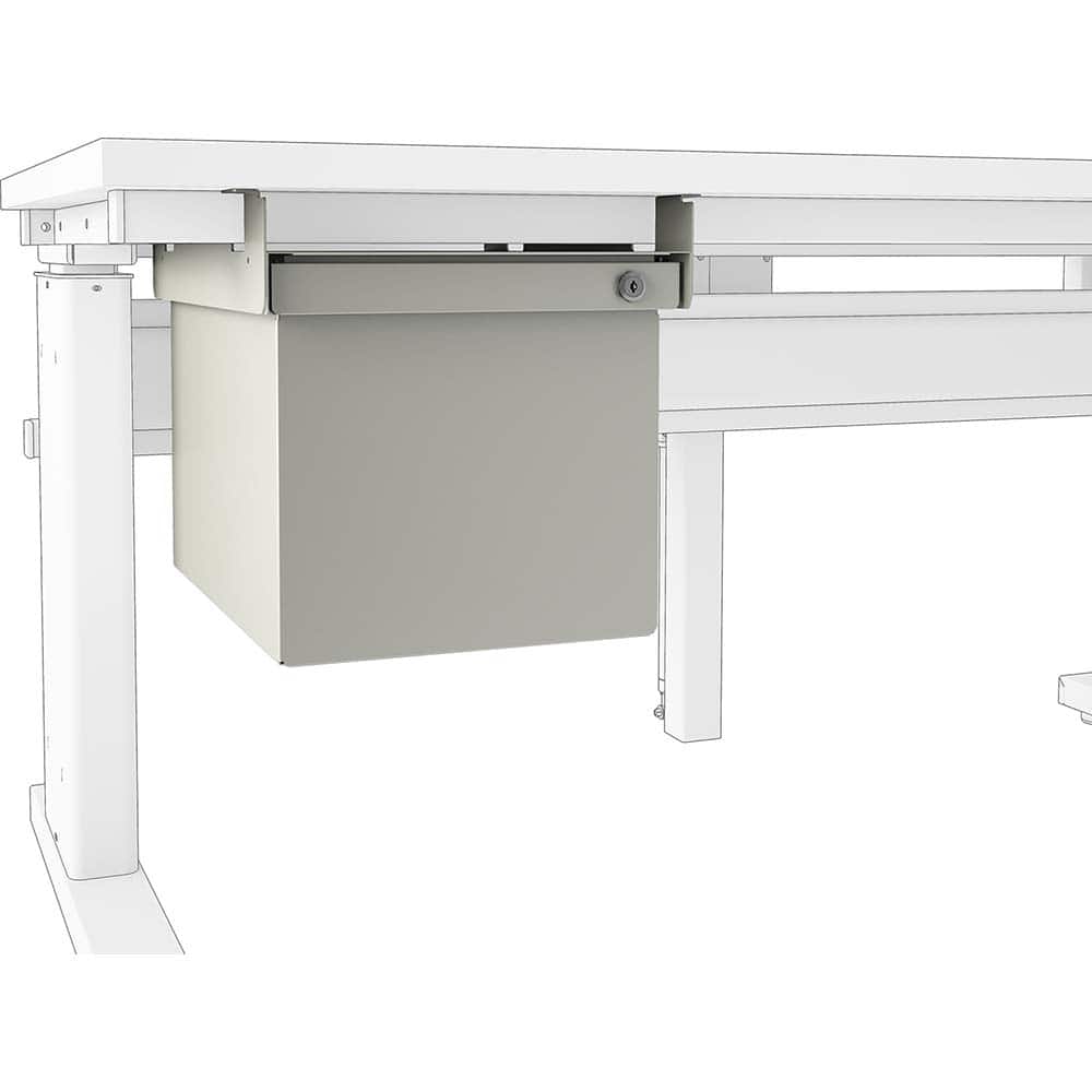BOSTONtec - Workbench & Workstation Accessories; Type: Workbench Drawer ; For Use With: 48" BOSTONtec; 60" BOSTONtec; 72" BOSTONtec ; Height: 12 (Inch); Depth (Inch): 18 ; Width (Inch): 12 ; Load Capacity (Lb.): 60.000 - Exact Tooling