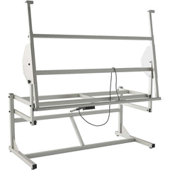 BOSTONtec - Stationary Work Benches, Tables; Type: Electric Height Adjustable Workstation ; Top Material: Laminate ; Width (Inch): 72 ; Depth (Inch): 36 ; Maximum Height (Inch): 44 ; Leg Style: Adjustable Height; C-Leg (Cantilever); Motor Height Adjustme - Exact Tooling