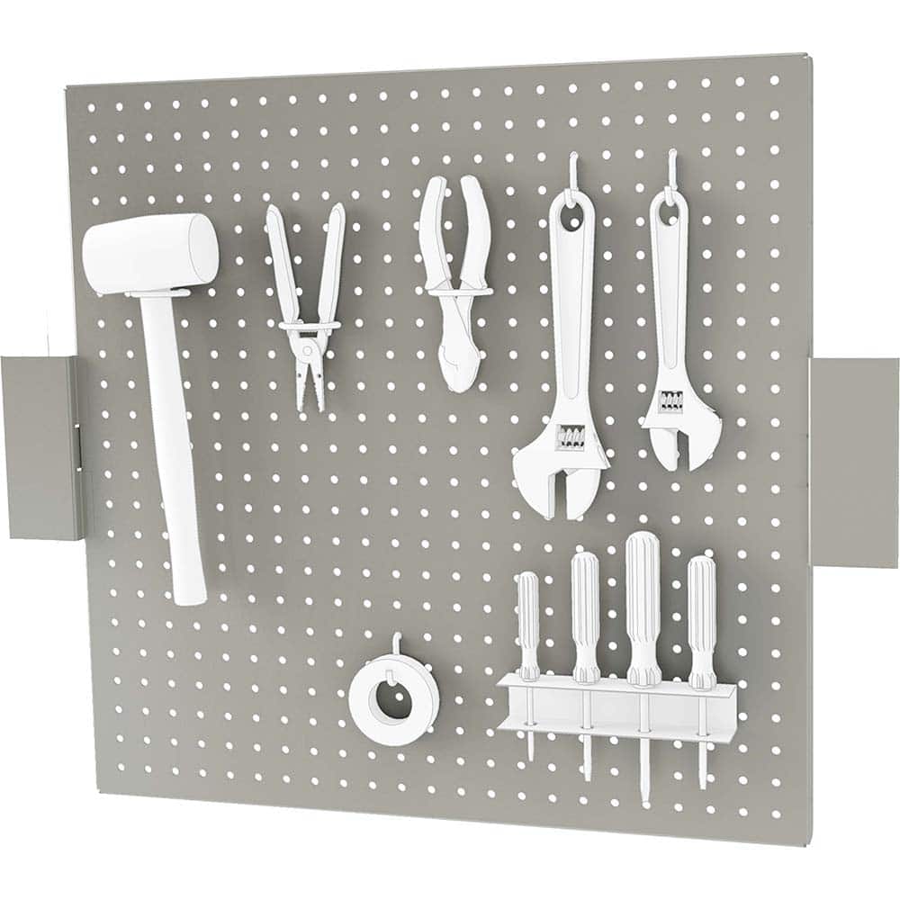 BOSTONtec - Workbench & Workstation Accessories; Type: Peg Board Panel Kit ; For Use With: 48" BOSTONtec; 60" BOSTONtec; 72" BOSTONtec ; Height: 24 (Inch); Width (Inch): 28 ; Load Capacity (Lb.): 40.000 - Exact Tooling