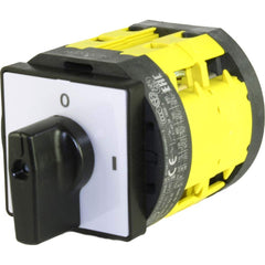 Automation Systems Interconnect - Cam & Disconnect Switches; Enclosure Type: Open ; Fused: NonFused ; Amperage: 40 ; Contact Form: SPDT ; Voltage: 600 VAC ; Horsepower at 1 Phase: 3 @ 120 VAC - Exact Tooling