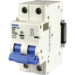 Automation Systems Interconnect - Circuit Breakers; Circuit Breaker Type: Miniature Circuit Breaker ; Amperage: 20 ; Number of Poles: 2 ; Breaking Capacity: 10 kA @ 400/415 VAC ; Tripping Mechanism: Thermal-Magnetic ; Terminal Connection Type: Screw - Exact Tooling