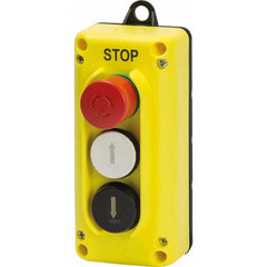 Automation Systems Interconnect - Pushbutton Switch Accessories; Switch Accessory Type: Pushbutton Operator; Selector Switch Operator; Pushbutton Operator ; For Use With: Hoists; Cranes ; Pushbutton Type: Flush ; Pushbutton Shape: Round ; Color: Yellow ; - Exact Tooling