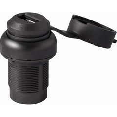 Automation Systems Interconnect - Computer Cable Accessories; Type: USB Panel Connector ; Connection Type: Push In ; ForUseWith: USB Cable ; Color: Black ; Additional Information: USB Bulkhead Connector - Exact Tooling