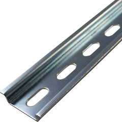 Automation Systems Interconnect - DIN Rail; Product Type: Din Rail ; Material: Steel ; Color: Gray ; Overall Width (mm): 35 ; Overall Width (Decimal Inch): 1.378 ; Overall Length (Decimal Inch): 39.37 - Exact Tooling