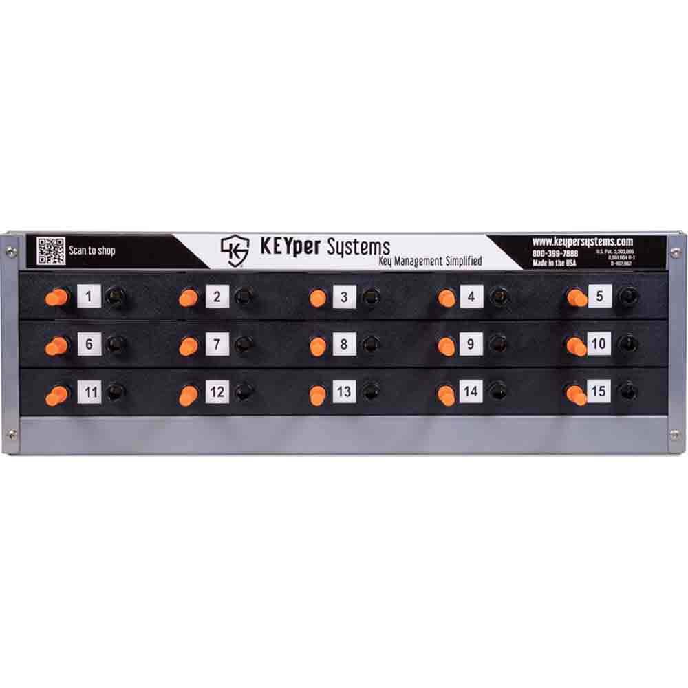 KEYper Systems - Lockout Centers & Stations; Type: Lock Management System ; Equipped or Empty: Equipped ; Maximum Number of Locks: 15 ; Language: English ; Board Coating: Powder-Coated - Exact Tooling