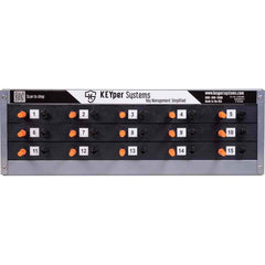 KEYper Systems - Lockout Centers & Stations; Type: Lock Management System ; Equipped or Empty: Equipped ; Maximum Number of Locks: 15 ; Language: English ; Board Coating: Powder-Coated - Exact Tooling