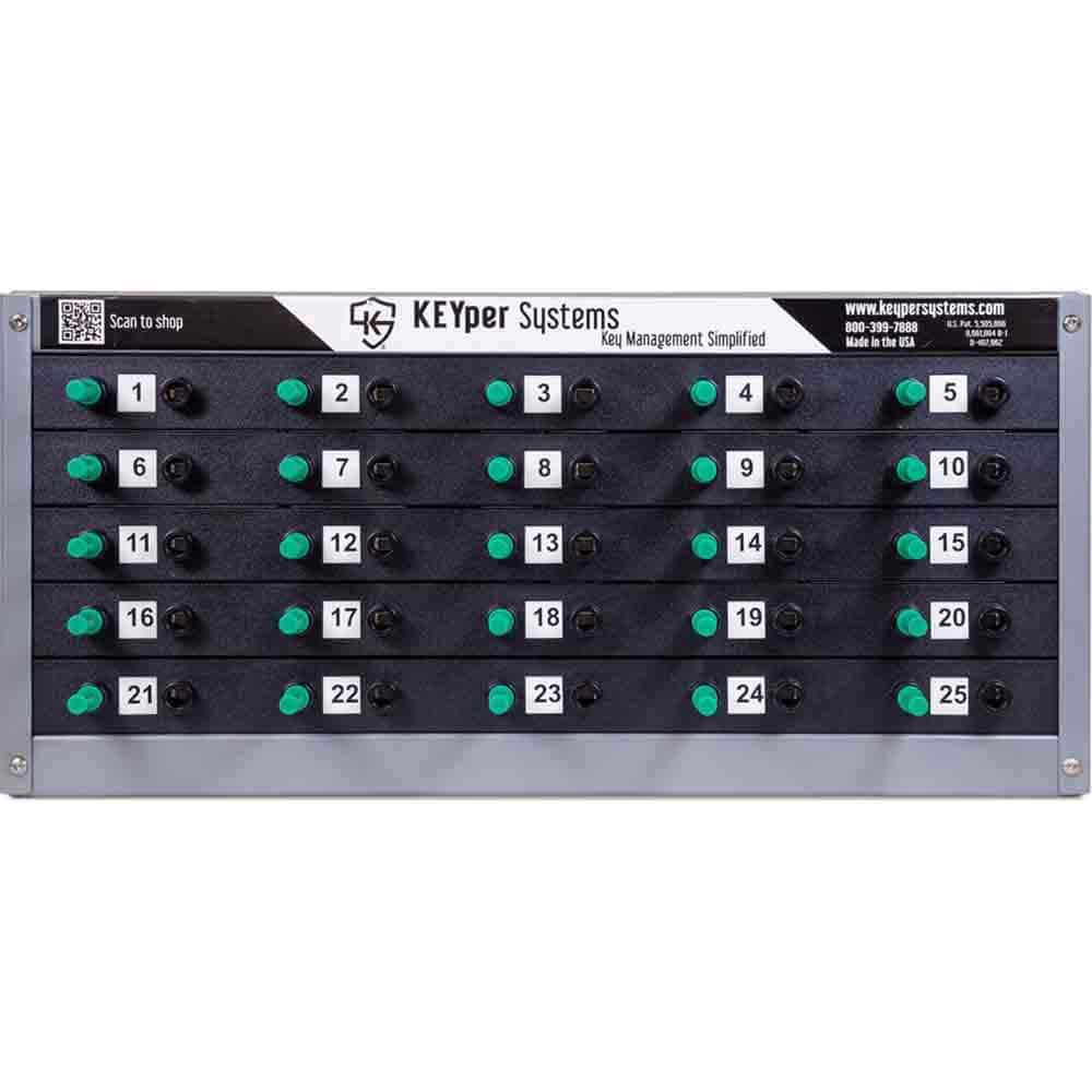 KEYper Systems - Lockout Centers & Stations; Type: Lock Management System ; Equipped or Empty: Equipped ; Maximum Number of Locks: 25 ; Language: English ; Board Coating: Powder-Coated - Exact Tooling