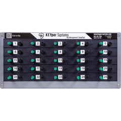 KEYper Systems - Lockout Centers & Stations; Type: Lock Management System ; Equipped or Empty: Equipped ; Maximum Number of Locks: 25 ; Language: English ; Board Coating: Powder-Coated - Exact Tooling