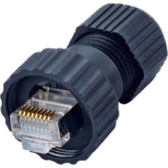Automation Systems Interconnect - Automation & Communication Cable; Wire Type: Shielded ; Wire Size (AWG): 24 ; Number of Wires: 2 ; Insulation Material: Nylon ; Overall Length (Feet): 0.11 ; Color: Black - Exact Tooling