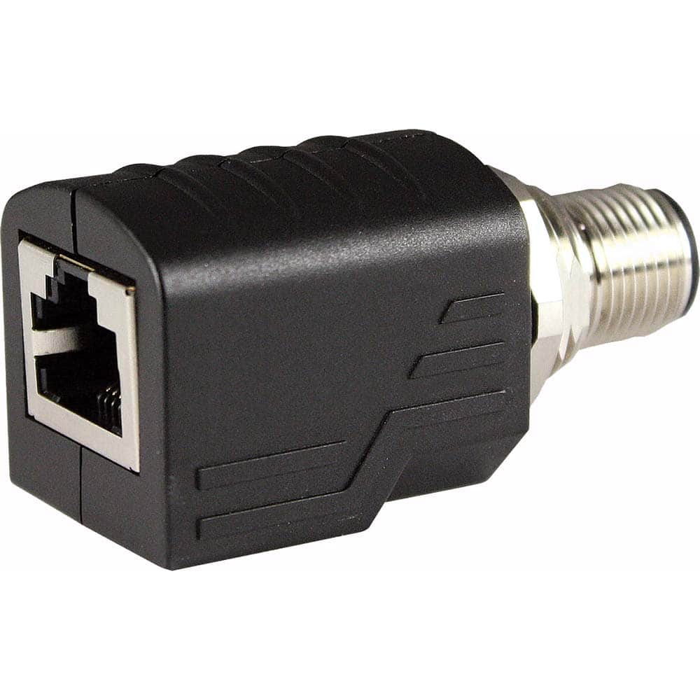 Automation Systems Interconnect - Automation & Communication Cable; Wire Type: Shielded ; Wire Size (AWG): 24 ; Number of Wires: 2 ; Insulation Material: Nylon ; Overall Length (Feet): 0.11 ; Color: Black - Exact Tooling