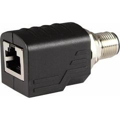 Automation Systems Interconnect - Automation & Communication Cable; Wire Type: Shielded ; Wire Size (AWG): 24 ; Number of Wires: 2 ; Insulation Material: Nylon ; Overall Length (Feet): 0.11 ; Color: Black - Exact Tooling