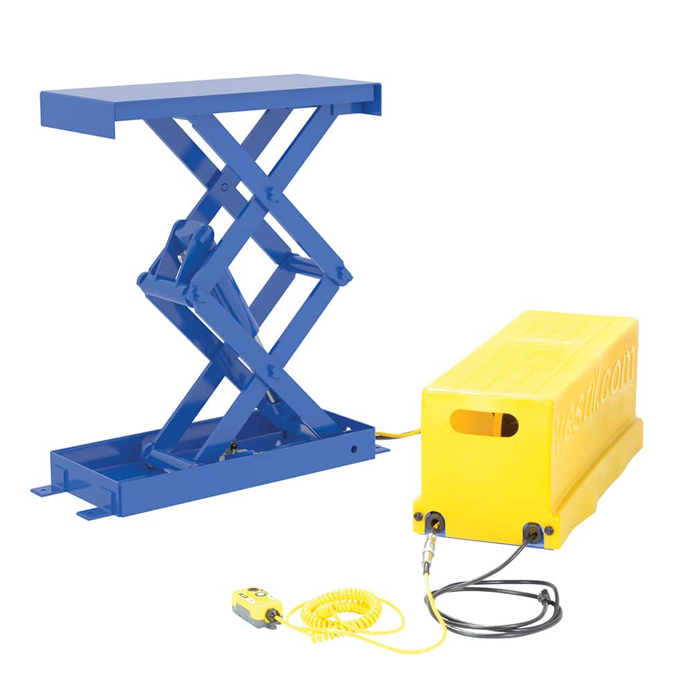 Vestil - Tilting Tables; Type: Electric Hydraulic Ground ; Load Capacity (Lb.): 4000.000 ; Tilt Angle: 45 ; Control Type: Hand ; Phase: Three Phase ; Voltage: 460 V - Exact Tooling