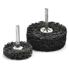 Superior Abrasives - 4 x 1/2" Extra Coarse Silicon Carbide Deburring Disc - Exact Tooling