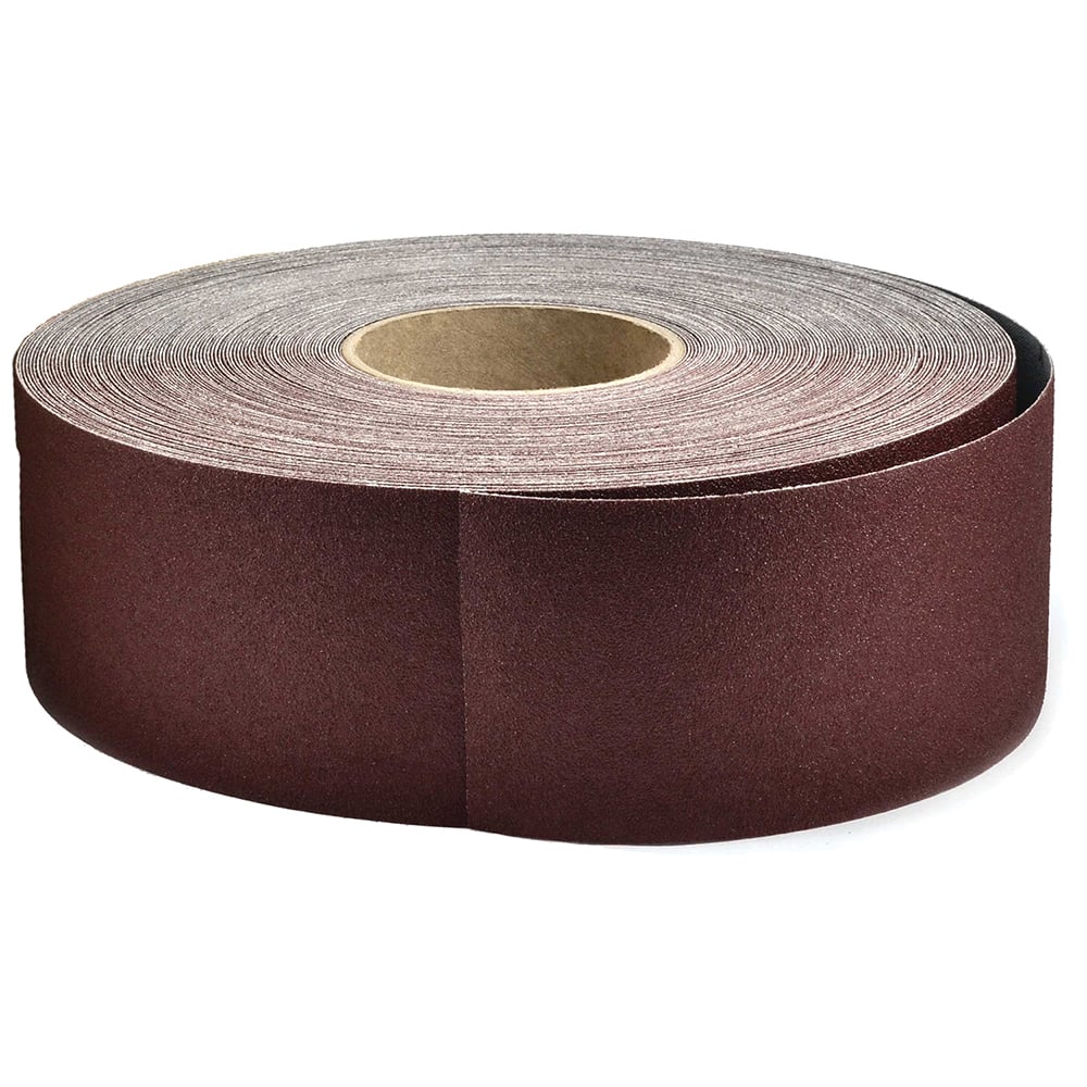Superior Abrasives - Shop Rolls; Abrasive Material: Aluminum Oxide ; Roll Width (Inch): 3 ; Roll Length (yd): 50.00 ; Grit: 240 ; Backing Material: Cloth ; Backing Weight: J - Exact Tooling