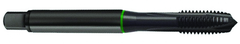 3/8-16 Dia. - 2B - 3 FL - Cobalt Plug Green Ring Tap - Blk-Ox FORM-B DIN 374 - Exact Tooling