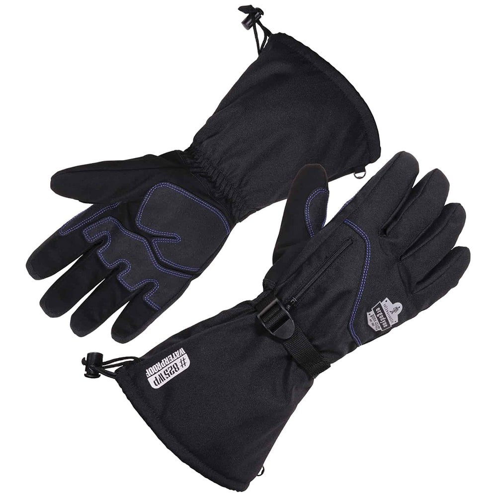 Ergodyne - Work & General Purpose Gloves; Material Type: Thinsulate ; Application: Cold Storage; Refrigeration; Mining; Freezer Work; Service Tech Work; Construction ; Coated Area: Palm & Fingertips ; Women's Size: X-Large ; Men's Size: X-Large ; Hand: P - Exact Tooling