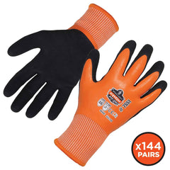 Ergodyne - Cut & Puncture Resistant Gloves; Type: Cut & Puncture Resistant ; ANSI/ISEA Puncture Resistance Level: 3 ; ANSI/ISEA Cut Resistance Level: A5 ; Coated Area: Fully Coated ; Material Type: HPPE ; Coating Material: Latex; Nitrile - Exact Tooling
