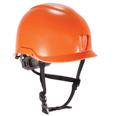 Ergodyne - Hard Hats; Type: Short Brim ; Adjustment: Adjustable ; Suspension Type: 6-Point ; ANSI Type: I ; Class Rating: E ; Material: Plastic - Exact Tooling