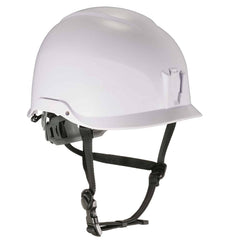 Ergodyne - Hard Hats; Type: Short Brim ; Adjustment: Adjustable ; Suspension Type: 6-Point ; ANSI Type: I ; Class Rating: E ; Material: Plastic - Exact Tooling