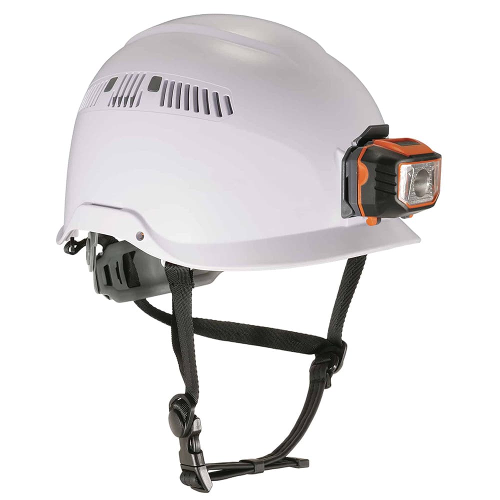 Ergodyne - Hard Hats; Type: Short Brim ; Adjustment: Adjustable ; Suspension Type: 6-Point ; ANSI Type: I ; Class Rating: C ; Material: Plastic - Exact Tooling