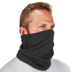 Ergodyne - Arc Flash & FR Hoods; Hood Type: Arc Flash Protection ; Hood Style: Neck Gaiter ; Material: Polartec FR Power Grid Fleece ; Size: Universal ; Color: Navy ; Maximum Arc Flash Protection (cal/Sq. cm): 20.00 - Exact Tooling