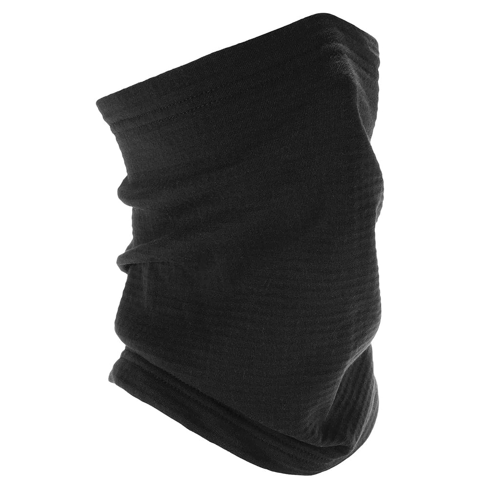 Ergodyne - Arc Flash & FR Hoods; Hood Type: Arc Flash Protection ; Hood Style: Neck Gaiter ; Material: Polartec FR Power Grid Fleece ; Size: Universal ; Color: Black ; Maximum Arc Flash Protection (cal/Sq. cm): 20.00 - Exact Tooling