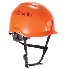 Ergodyne - Hard Hats; Type: Short Brim ; Adjustment: Adjustable ; Suspension Type: 6-Point ; ANSI Type: I ; Class Rating: C ; Material: Plastic - Exact Tooling