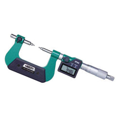 Insize USA LLC - Disc Micrometers; Operation Type: Electronic ; Minimum Measurement (Decimal Inch): 0.0000 ; Maximum Measurement (Decimal Inch): 1.0000 ; Thimble Type: Ratchet Stop ; Digital Counter: No ; Calibrated: Yes - Exact Tooling