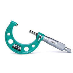 Insize USA LLC - Mechanical Outside Micrometers; Minimum Measurement (Inch): 8 ; Minimum Measurement (Decimal Inch): 8 ; Maximum Measurement (Decimal Inch): 9 ; Graduation (Decimal Inch): 0.0001 ; Features: None ; Thimble Type: Ratchet Stop - Exact Tooling