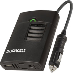 Duracell - Power Inverters; Input Voltage: 12 ; Output Voltage: 115 VAC ; Continuous Output Power (W): 120 ; Peak Output Power (W): 240 ; Maximum Input Current Rating (A): 12.5 ; Cooling Method: Fan Cooled - Exact Tooling