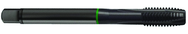 40241 2B 4-Flute Cobalt Green Ring Spiral Point Plug Tap-Black Oxide - Exact Tooling