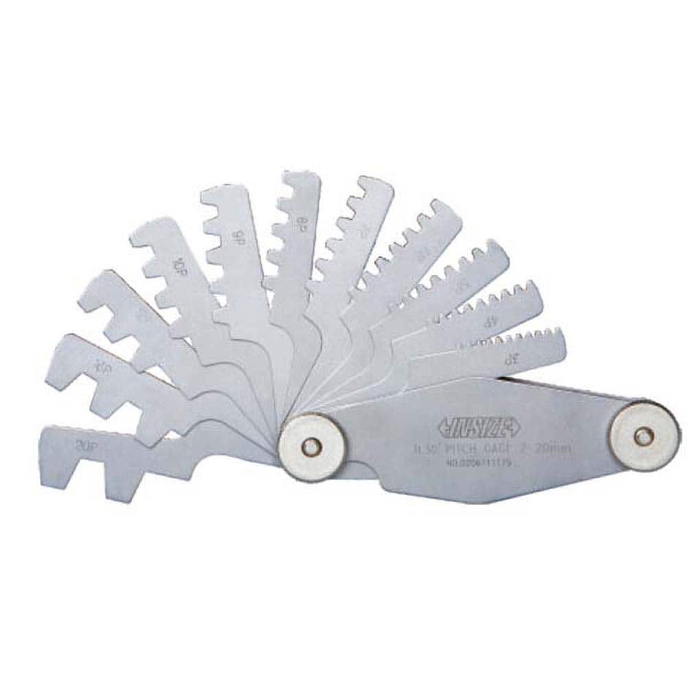Insize USA LLC - Screw Pitch Gages; Threads per Inch Range: 1 - Exact Tooling