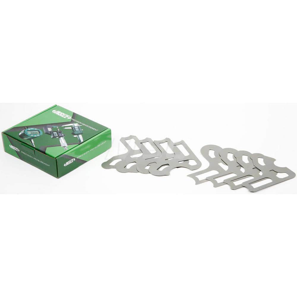 Insize USA LLC - Radius Gage Sets; Minimum Radius (Inch): 9/16 ; Maximum Radius (Inch): 1 ; Number of Pieces: 9 ; Radii Included (Inch): 9/16; 5/8; 11/16; 3/4; 13/16; 7/8; 15/16; 1 ; Radii Included (Decimal Inch): 9/16; 5/8; 11/16; 3/4; 13/16; 7/8; 15/16 - Exact Tooling