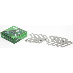 Insize USA LLC - Radius Gage Sets; Minimum Radius (Inch): 9/16 ; Maximum Radius (Inch): 1 ; Number of Pieces: 9 ; Radii Included (Inch): 9/16; 5/8; 11/16; 3/4; 13/16; 7/8; 15/16; 1 ; Radii Included (Decimal Inch): 9/16; 5/8; 11/16; 3/4; 13/16; 7/8; 15/16 - Exact Tooling