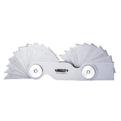 Insize USA LLC - Angle Gage Sets; Complementary Angle Range: 1-45 ; Number of Pieces: 20 ; Primary Angle: 1.00; 2.00; 10.00; 3.00; 4.00; 5.00; 6.00; 7.00; 8.00; 9.00; 12.00; 14.00; 16.00; 18.00; 20.00; 25.00; 30.00; 35.00; 40.00; 45.00 ; Material: Stainl - Exact Tooling