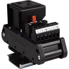 Automation Systems Interconnect - Interface Relay Modules; Input Amperage (mA): 15 ; Input Amperage: 0.01 ; Coil Voltage: 120 VAC ; Mounting Type: DIN Rail ; For Use With: Providing AC outlet in a Panel - Exact Tooling