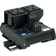 Automation Systems Interconnect - Interface Relay Modules; Input Amperage (mA): 15 ; Input Amperage: 0.01 ; Coil Voltage: 120 VAC ; Mounting Type: DIN Rail ; For Use With: Providing AC outlet in a Panel - Exact Tooling