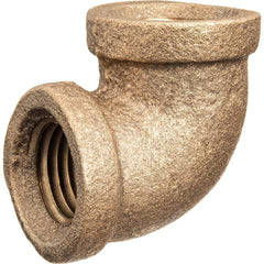 USA Sealing - Brass & Chrome Pipe Fittings; Type: Elbow ; Fitting Size: 2 x 2 ; End Connections: FBSPT x FBSPT ; Material: Brass ; Pressure Rating (psi): 125 ; Finish/Coating: Uncoated - Exact Tooling